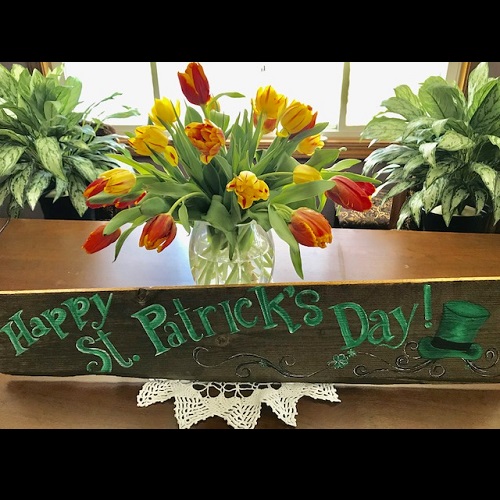 Happy St. Patricks Day! Sign - Themed Rentals - rent a St. Patricks Day Sign decoration